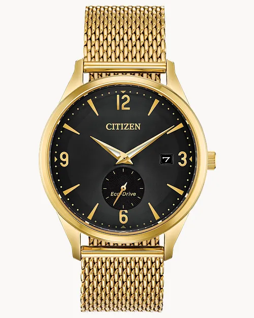 BTW - Men's Eco-Drive BV1112-56E Black Face Gold Watch | CITIZEN BTW - Men's Eco-Drive BV1112-56E Black Face Gold Watch | CITIZEN